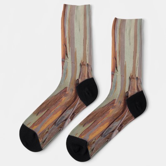 Green Camo Tree Bark Socks ソックス (左)