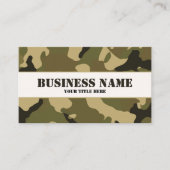 Green Camouflage 名刺 (正面)