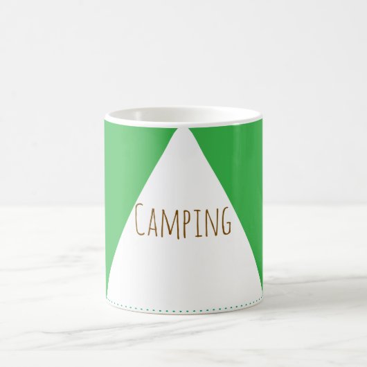Green Camping Mug コーヒーマグカップ (中央)