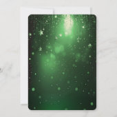 Green Candles Christmas Holiday Party Invitation 招待状 (裏面)