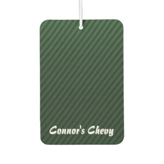 Green Carbon Fiber Style カーエアーフレッシュナー