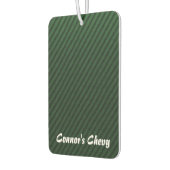 Green Carbon Fiber Style カーエアーフレッシュナー (左)