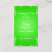 Green card 名刺 (裏面)