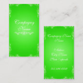 Green card 名刺 (正面/裏面)