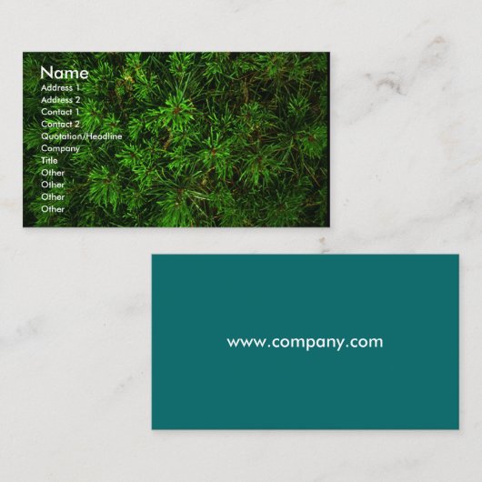 green_card 名刺 (正面/裏面)