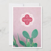 Green Carpet Note Cards 招待状 (裏面)