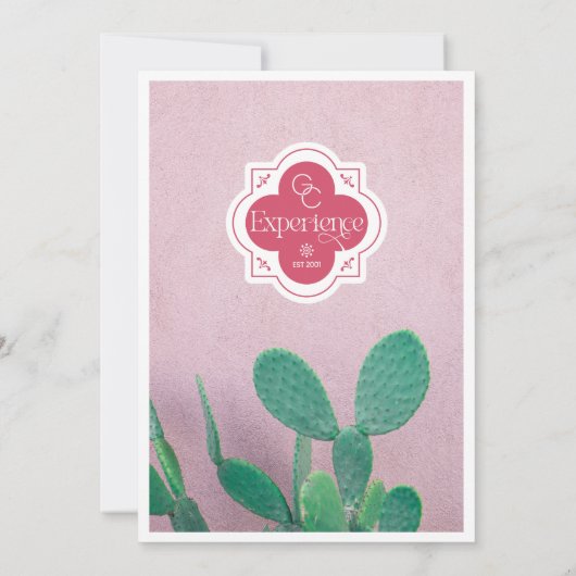 Green Carpet Note Cards 招待状 (裏面)