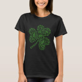 Green Cat Plaid Shamrock St Patrick Ca  Tシャツ (正面)