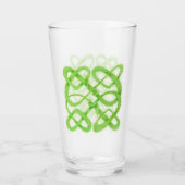 GREEN CELTIC KNOT ピントグラス タンブラーグラス (裏面)