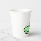 Green Check Mark Tick Symbol 紙コップ (右)