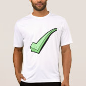 Green Check Mark Tick Symbol Tシャツ (正面)