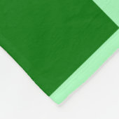 Green Checkered Square Seamless Pattern  フリースブランケット (角)