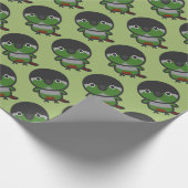 Green-cheeked parakeet / Normal ラッピングペーパー (角)