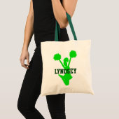 Green Cheerleader Tote Bag トートバッグ (正面(商品))