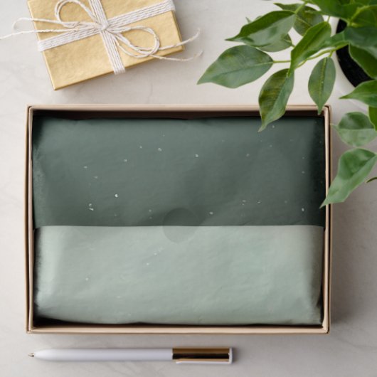 Green Christmas Ball Holiday 薄葉紙 (ギフト)