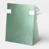 Green Christmas Ball Holiday Favor Box フェイバーボックス (裏面サイド)