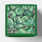 Green Christmas Balls フェイバーボックス (上部)