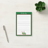 Green Christmas Chameleon Lizard To Do List ポストイット (オフィス)