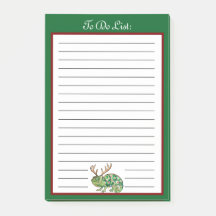 Green Christmas Chameleon Lizard To Do List
