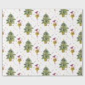 Green Christmas Elf gift wrap by Tonkinson ラッピングペーパー (フラット)