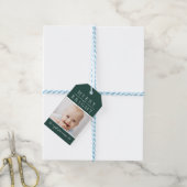 Green Christmas Gift Tag ギフトタグ (より糸付き)