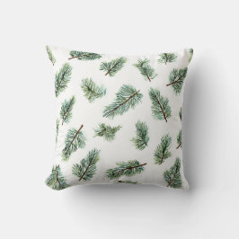 Green Christmas Pine Tree  クッション