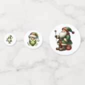 Green Christmas Table Scatter or Confetti コンフェッティ (正面)