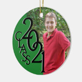 Green Class 2021卒業写真 セラミックオーナメント (左)