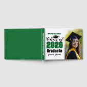 Green Class of 2026 Graduation Photo ゲストブック (全面)