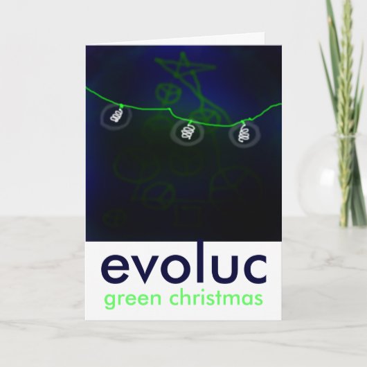 green-cliss.jpg 2, evoluc，グリーンクリスマス シーズンカード (正面)