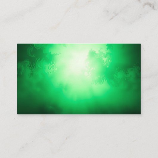 Green clouds 名刺 (裏面)