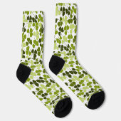 Green Clover in a Variety of Shades ソックス (右)