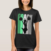 Green Coach Of Cheerleading Cheerleader Coach Teac Tシャツ (正面)