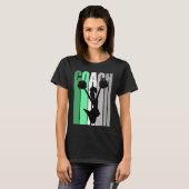 Green Coach Of Cheerleading Cheerleader Coach Teac Tシャツ (正面フル)