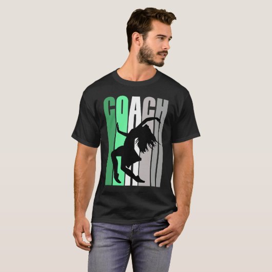 Green Coach Of Dance Instructor Dancer Pretty Teac Tシャツ (正面フル)