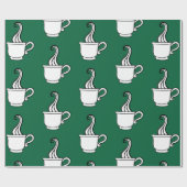 Green Coffee Wrapping Paper  ラッピングペーパー (フラット)