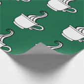 Green Coffee Wrapping Paper  ラッピングペーパー (角)