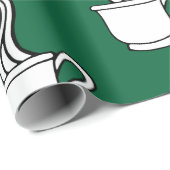 Green Coffee Wrapping Paper  ラッピングペーパー (ロールコーナー)