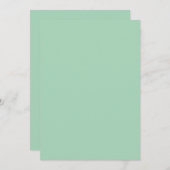 Green Color 招待状 (正面/裏面)