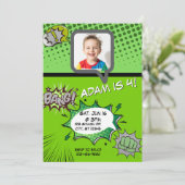 Green comic birthday 招待状 (スタンド正面)