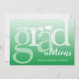 Green ConGRADrations卒業祝い