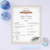 Green, Copper Pine Needles Eagle Court of Honor チラシ (シングル)