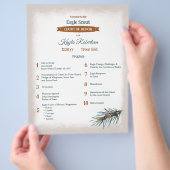 Green, Copper Pine Needles Eagle Court of Honor チラシ (手)