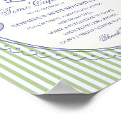 Green Coquette Bow Rocking Horse Time Capsule ポスター (角)