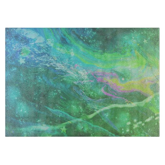 Green Cosmic Hurricane カッティングボード (正面)