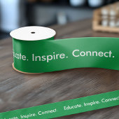 Green Create Your Own Make It Your Sans Serif文字 サテンリボン