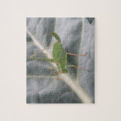 Green Cricketマクロパズル ジグソーパズル (縦)