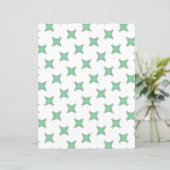 Green Cross star on White Scrapbook Paper (スタンド正面)