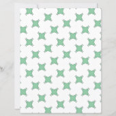 Green Cross star on White Scrapbook Paper (正面)