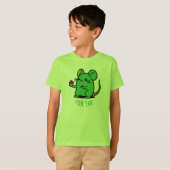 Green Cupcake Mouse for You Tシャツ (正面フル)